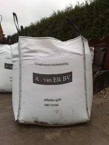 Zand - Zwarte Grond big bag / mini bag A. van Elk BV